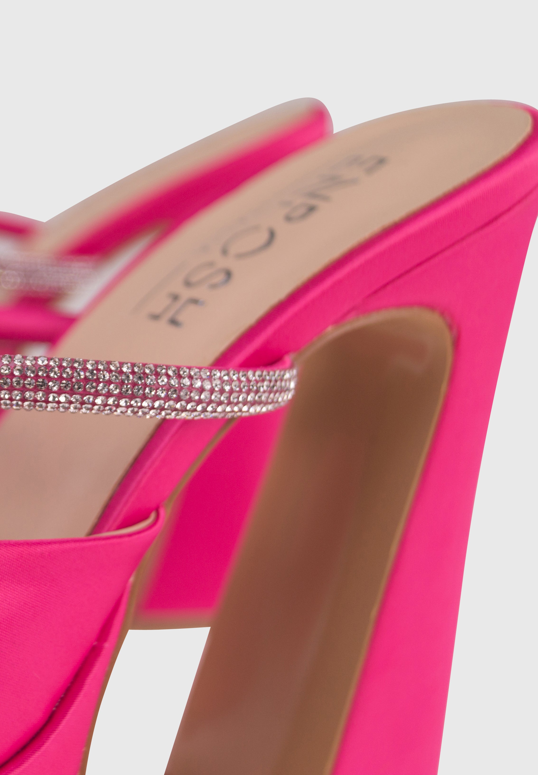 PANDORA Rosa - Mules tacchi alti con plateau | ENPOSH