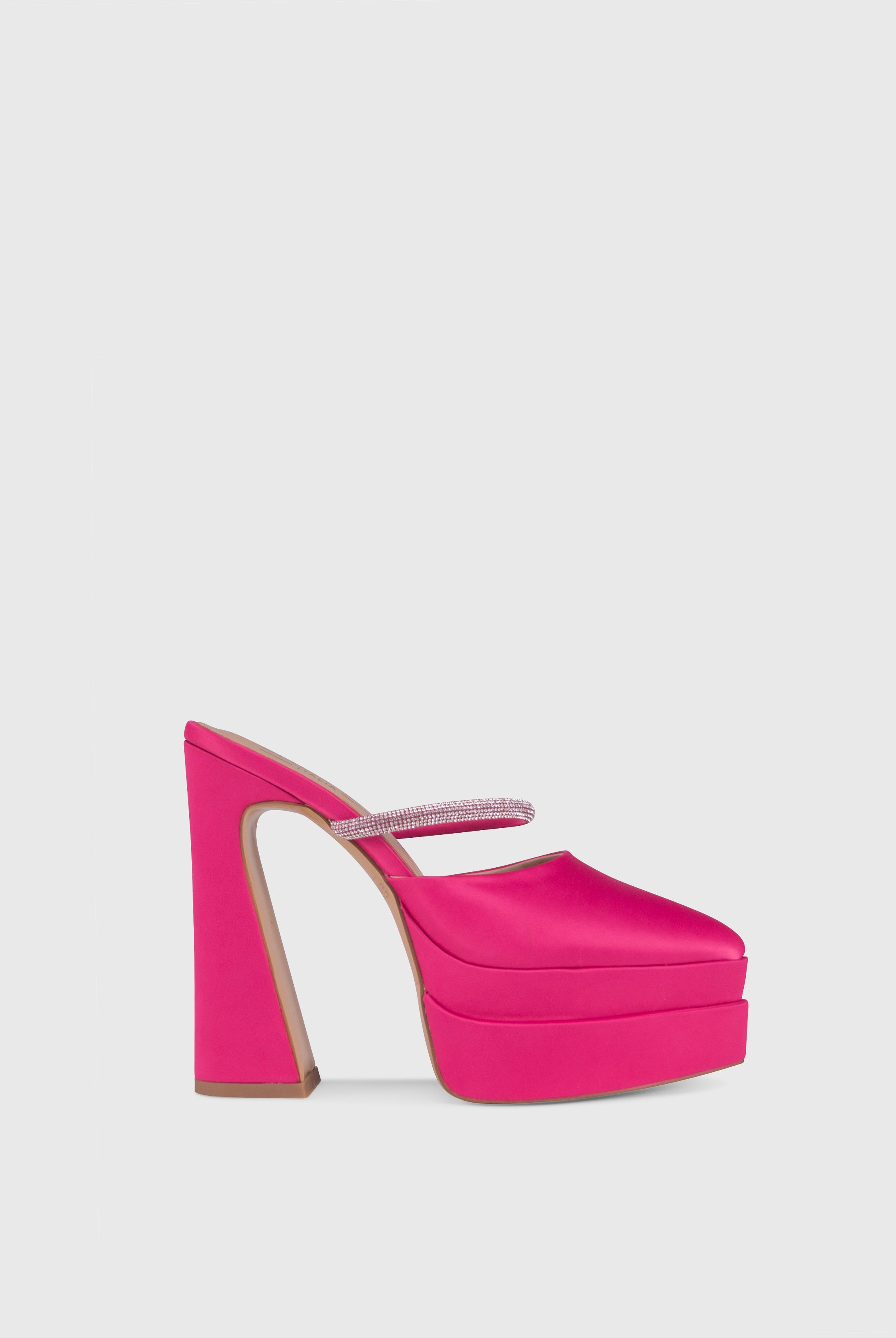 PANDORA Rosa - Mules tacchi alti con plateau | ENPOSH