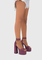 NATY Malva - Sandali plateau alto e lacci in caviglia | ENPOSH